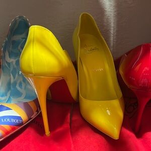 Authentic Yellow louboutins
